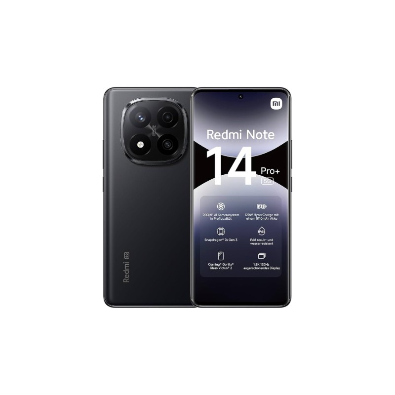 XIAOMI REDMI NOTE 14 Pro 8GB/256GB Global Black ( Alimentatore Incluso )