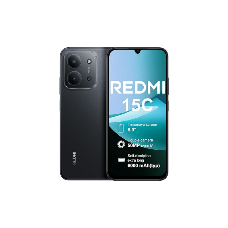 XIAOMI REDMI 15C 4+4/256GB ITA Black XIAOMI REDMI 15C 4+4/256GB ITA Black