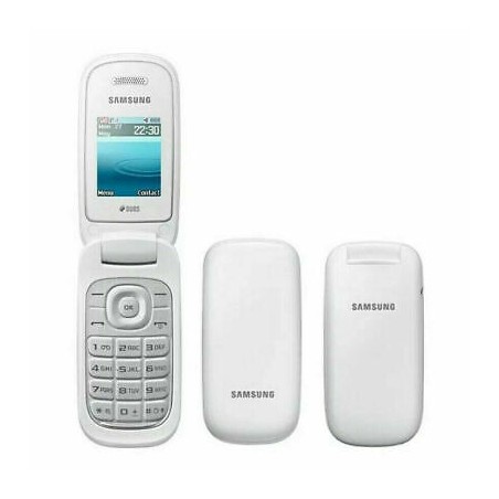 SAMSUNG E1272 Global White Apertura a Flip