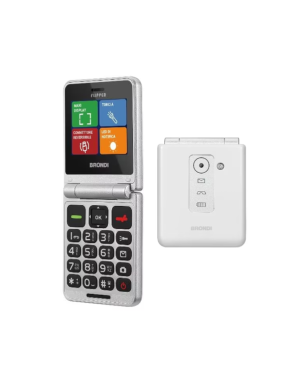 BRONDI BRONDI FLIPPER WHITE METAL ITALIA Apertura a Flip