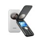 BRONDI WINDOW 2 ITALIA SILVER METAL, Dual Sim, Display 1,77 Fotocamera 1.3mpx, Memoria Espandibile, Apertura a FLIP