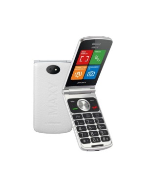 BRONDI MAXY ITALIA WHITE, Apertura a Flip, Display 3 '' Quadri Band - Foto 1,3 Mpx, Bluetooth 2.1 - Dual SIM