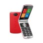 BRONDI MAXY ITALIA ROSSO, Apertura a Flip, Display 3 '' Quadri Band - Foto 1,3 Mpx, Bluetooth 2.1 - Dual SIM