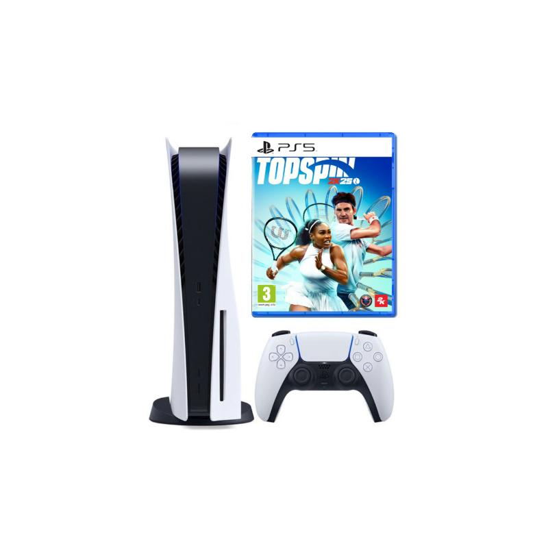 SONY PS5 1TB DISK + TOPSPIN 2025