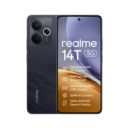 REALME 14T 5G 8/256GB ITA Black