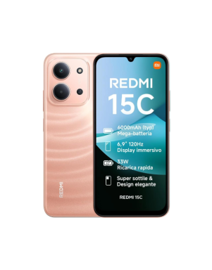 XIAOMI REDMI 15C 8+8/256GB Global Orange Con Alimentatore
