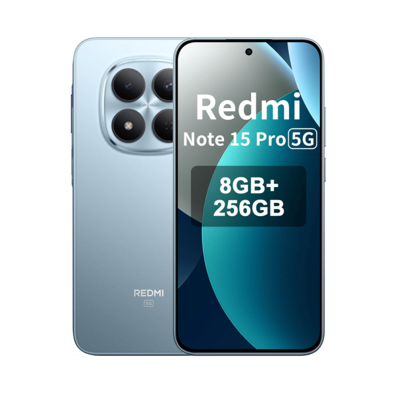 XIAOMI REDMI NOTE 15 PRO 5G 8GB/256GB Global Blue Con Alimentatore
