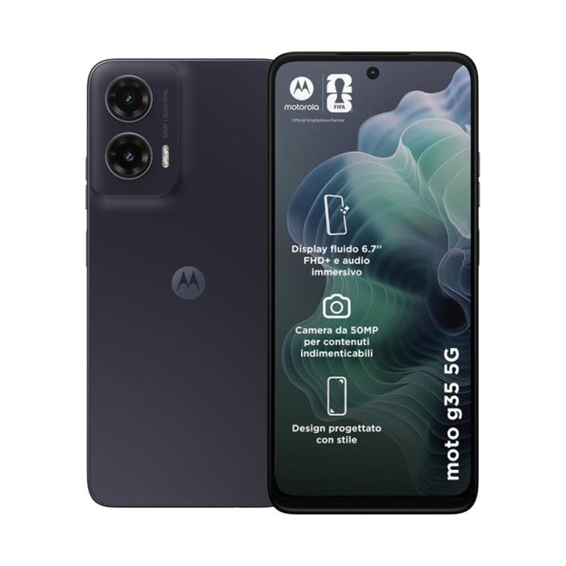 MOTOROLA G35 5G 4/128GB ITA Black Box Danneggiata