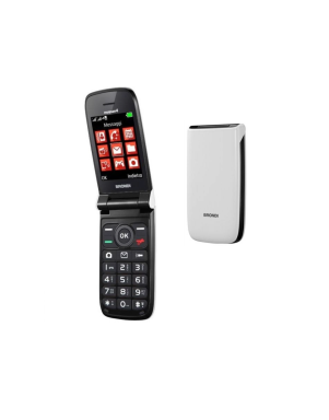 BRONDI MAGNUM 4 ITALIA Silver Apertura a Flip, Display 3 '' Quadri Band - Foto 1,3 Mpx, Bluetooth 2.1 - Dual SIM