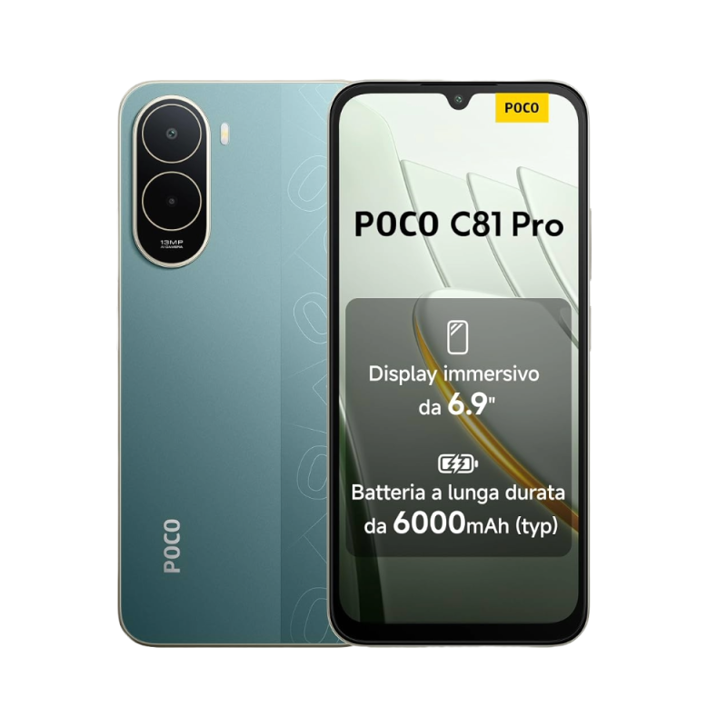 XIAOMI Poco C81 Pro  4/256GB ITA Green