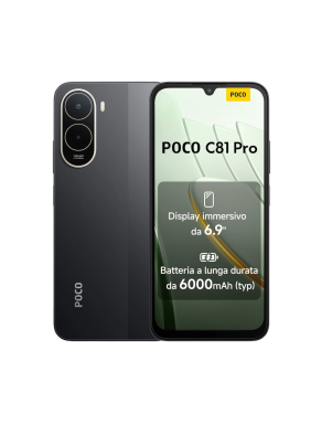 XIAOMI Poco C81 Pro  4/256GB ITA Black