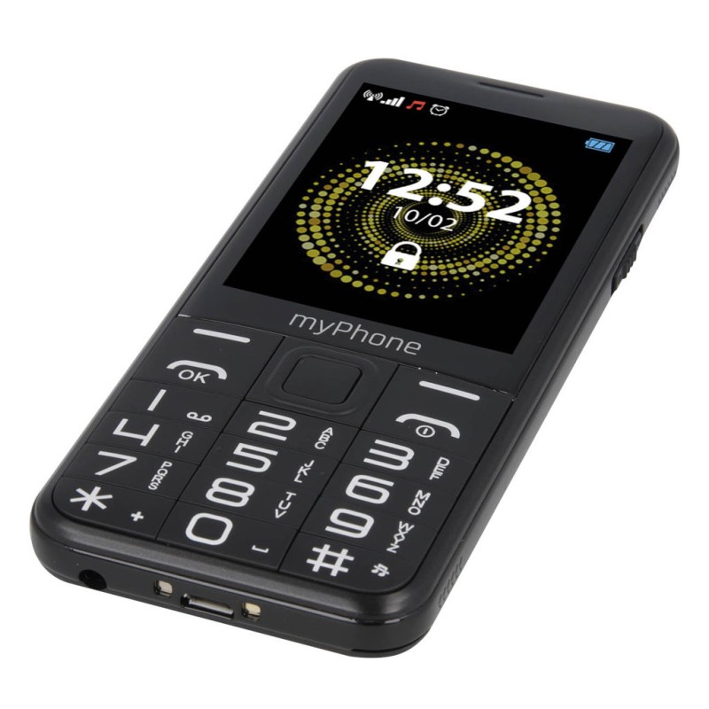 MYPHONE HALO Q NERO 3G DUALSIM Display 2.8'', UMTS, tasto SOS Fotocamera, MEMO Esp., Dualsim, Blt, Base Ricarica MYPHONE HALO Q NERO 3G DUALSIM Display 2.8'', UMTS, tasto SOS Fotocamera, MEMO Esp., Dualsim, Blt, Base Ricarica