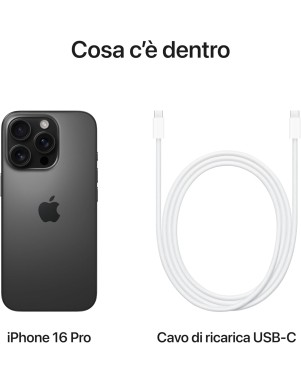 APPLE IPHONE 16 Pro 128GB ITALIA Black