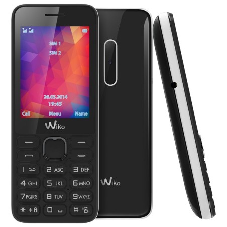 WIKO RIFF 2 Display 2,4 Rdio FM Torcia Foto DualSim Italia NeroBianco
