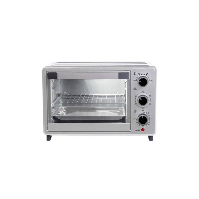 HOWELL Forno 30 lt. Ventilato con luce pareti smaltate Silv