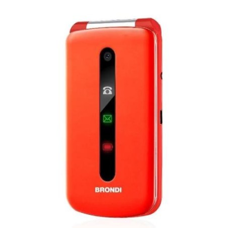 BRONDI PRESIDENT ROSSO Apertura a Flip, Display 3 '' Quadri Band - Foto 1,3 Mpx, Bluetooth 2.1 - Dual SIM