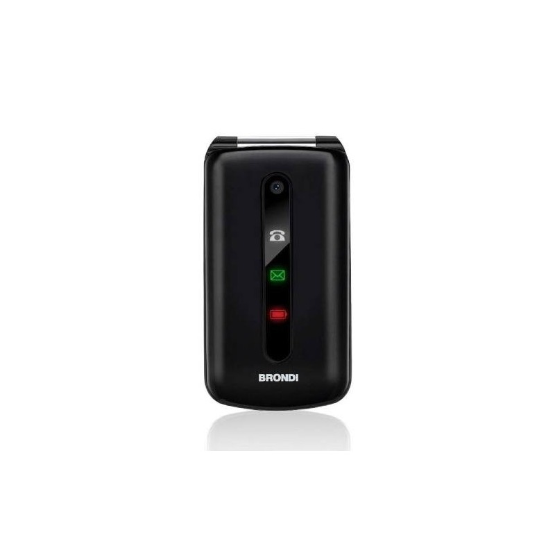 BRONDI PRESIDENT NERO Apertura a Flip, Display 3 '' Quadri Band - Foto 1,3 Mpx, Bluetooth 2.1 - Dual SIM