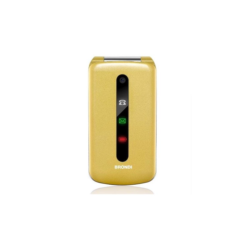 BRONDI PRESIDENT GOLD Apertura a Flip, Display 3 '' Quadri Band - Foto 1,3 Mpx, Bluetooth 2.1 - Dual SIM