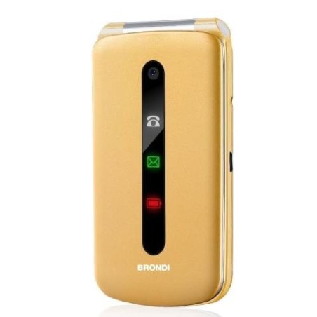 BRONDI PRESIDENT GOLD Apertura a Flip, Display 3 '' Quadri Band - Foto 1,3 Mpx, Bluetooth 2.1 - Dual SIM