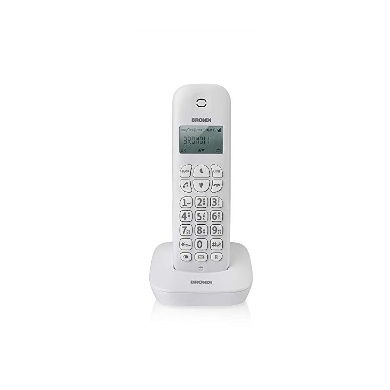 BRONDI GALA BIANCO/GRIGIO TELEFONO CORDLESS