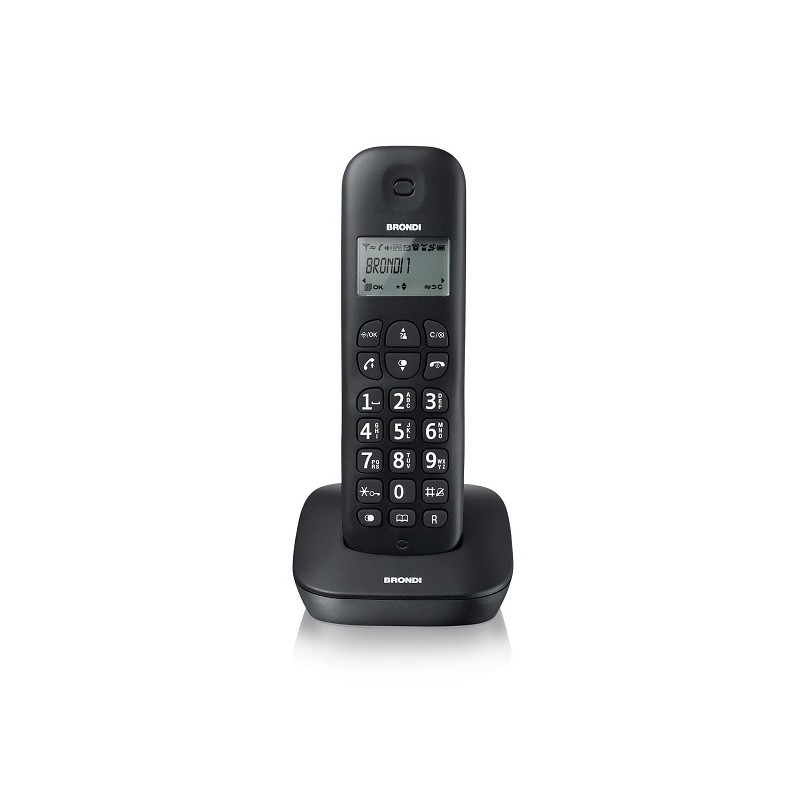 BRONDI GALA NERO TELEFONO CORDLESS