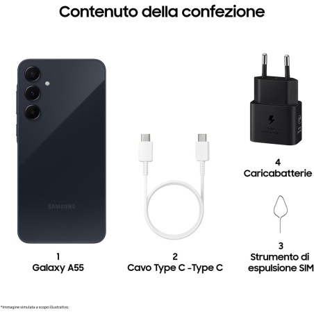 SAMSUNG A55 5G 8GB/256GB 6,6 Global Navy