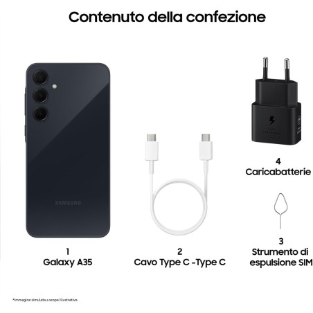 SAMSUNG A35 5G 8GB/256GB ITA Navy Blue