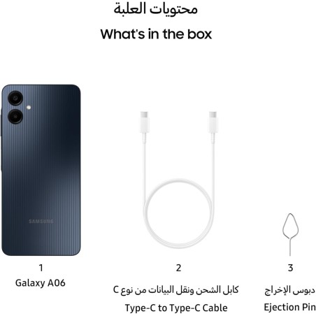 SAMSUNG A06 4GB/128GB 4G 6,7 Global Black