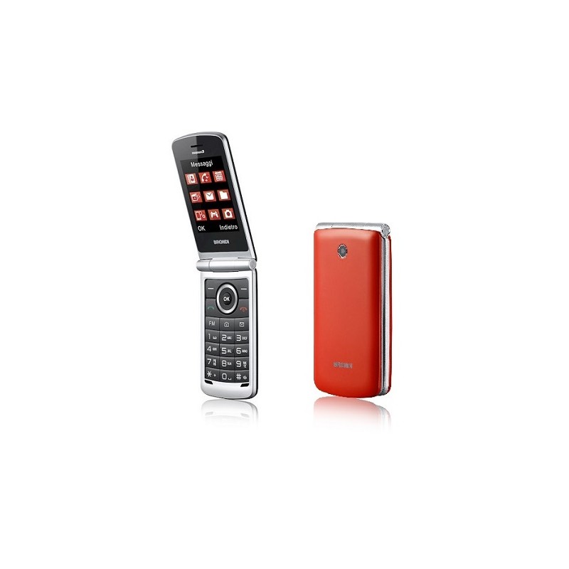 BRONDI MAGNUM 4 ITALIA ROSSO, Apertura a Flip, Display 3 '' Quadri Band - Foto 1,3 Mpx, Bluetooth 2.1 - Dual SIM