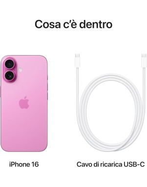 APPLE IPHONE 16 128GB ITALIA Pink
