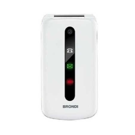BRONDI PRESIDENT BIANCO Apertura a Flip, Display 3 \'\' Quadri Band - Foto 1,3 Mpx, Bluetooth 2.1 - Dual SIM