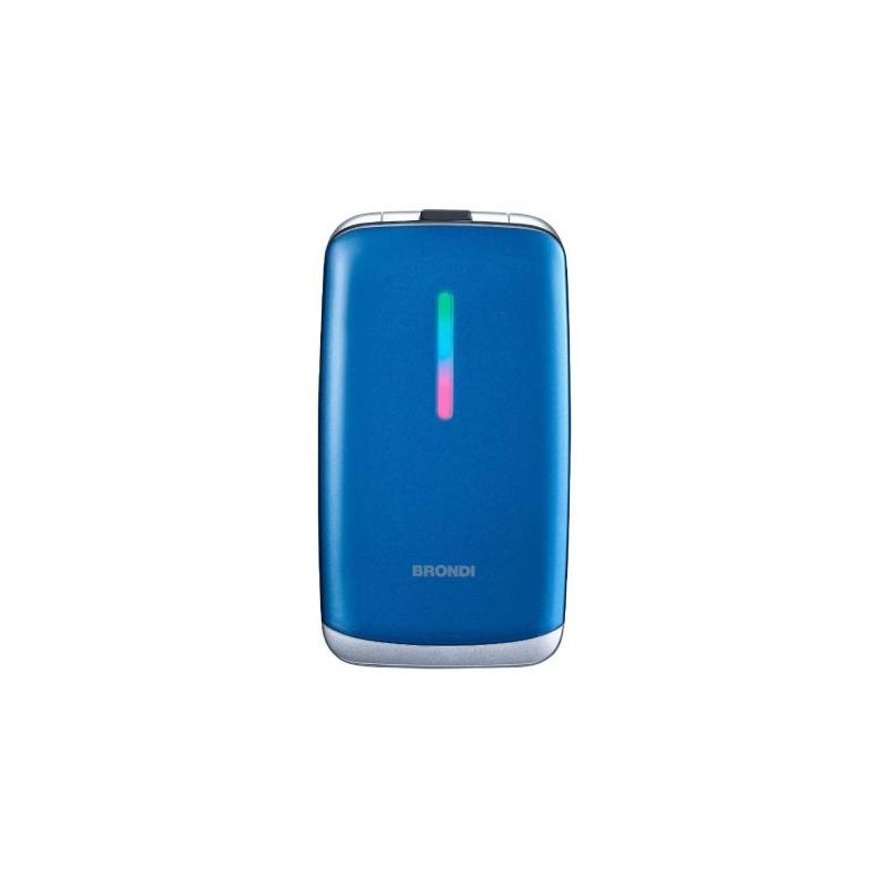 BRONDI CONTENDER ITALIA BLU METAL, Apertura a Flip, Display 3 '' Quadri Band - Foto 1,3 Mpx, Bluetooth 2.1 - Dual SIM