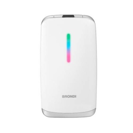 BRONDI CONTENDER ITALIA BIANCO, Apertura a Flip, Display 3 '' Quadri Band - Foto 1,3 Mpx, Bluetooth 2.1 - Dual SIM