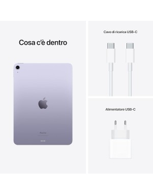 APPLE IPAD Air M1 5 Gen 10,9 64GB MME93TY/A Cellular WIFI ITALIA Purple