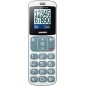 BRONDI AMICO HOME ITALIA BIANCO/GRIGIO per anziani TASTI GRANDI, Audio amplificato, Vivavoce, tasto SOS, Torcia, Dual Sim