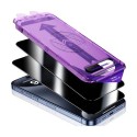 Pellicola Vetro Privacy Con Applicatore iPhone 15 Box da 5pz
