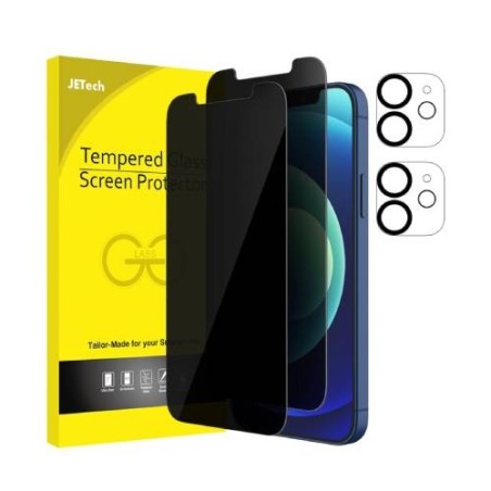 Pellicola Vetro Privacy Con Applicatore iPhone 12 Box da 5pz