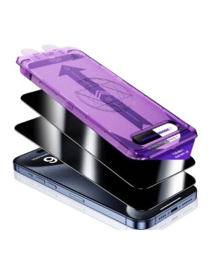 Pellicola Vetro Lucida Con Applicatore iPhone 15 Pro Max Box da 5pz