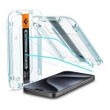 Pellicola Vetro Lucida Con Applicatore iPhone 15 Pro Box da 5pz