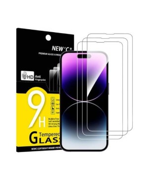 Pellicola Vetro Lucida Con Applicatore iPhone 14 Pro Max Box da 5pz