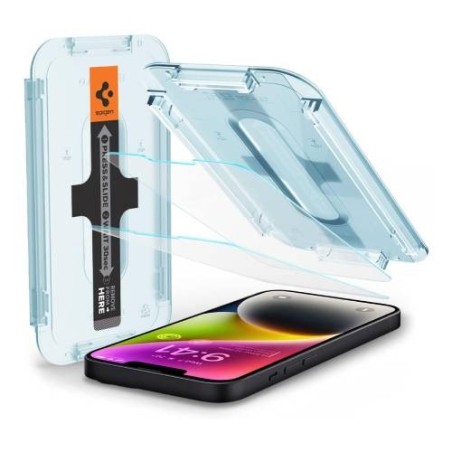 Pellicola Vetro Lucida Con Applicatore iPhone 14 Box da 5pz