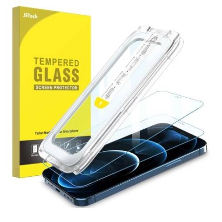 Pellicola Vetro Lucida Con Applicatore iPhone 12 Pro Max Box da 5pz