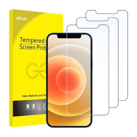 Pellicola Vetro Lucida Con Applicatore iPhone 12 Box da 5pz