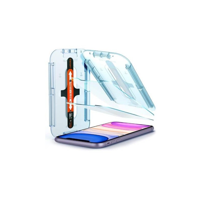 Pellicola Vetro Lucida Con Applicatore iPhone 11 Box da 5pz