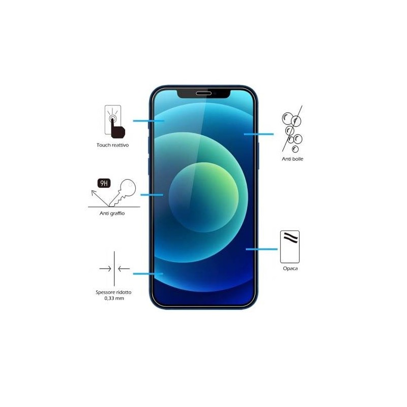 Pellicola Ceramic Opaca Phone X / XS / 11 PRO Box 10pz