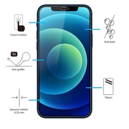 Pellicola Ceramic Opaca Phone X / XS / 11 PRO Box 10pz