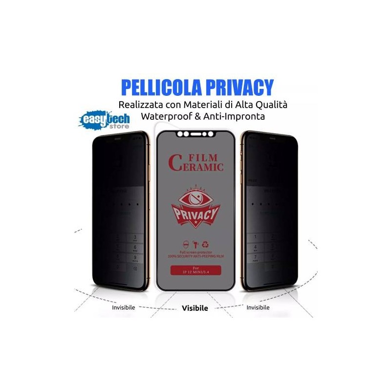 Pellicola Ceramic Lucida iPhone 15 PRO Box 10pz
