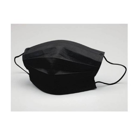 Mascherina 3 Veli Confezione da 50pz Black