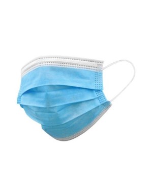 Mascherina 3 Veli Confezione da 50pz Blue