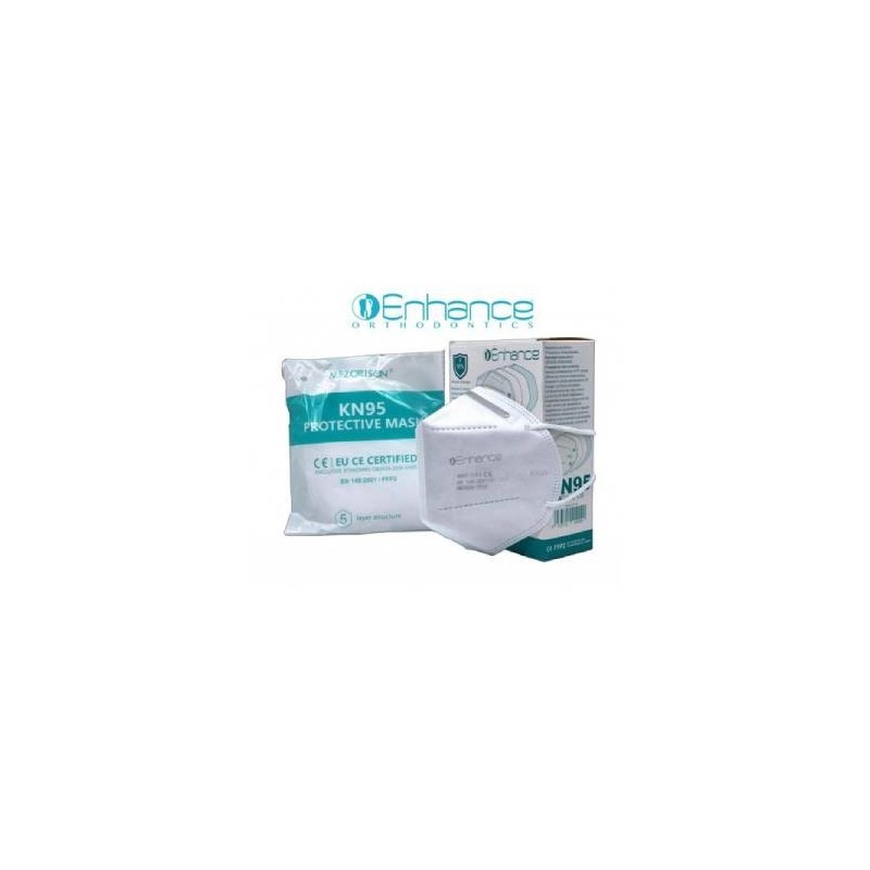 Mascherina KN95 FFP2 Confezione da 10pz Bianco
